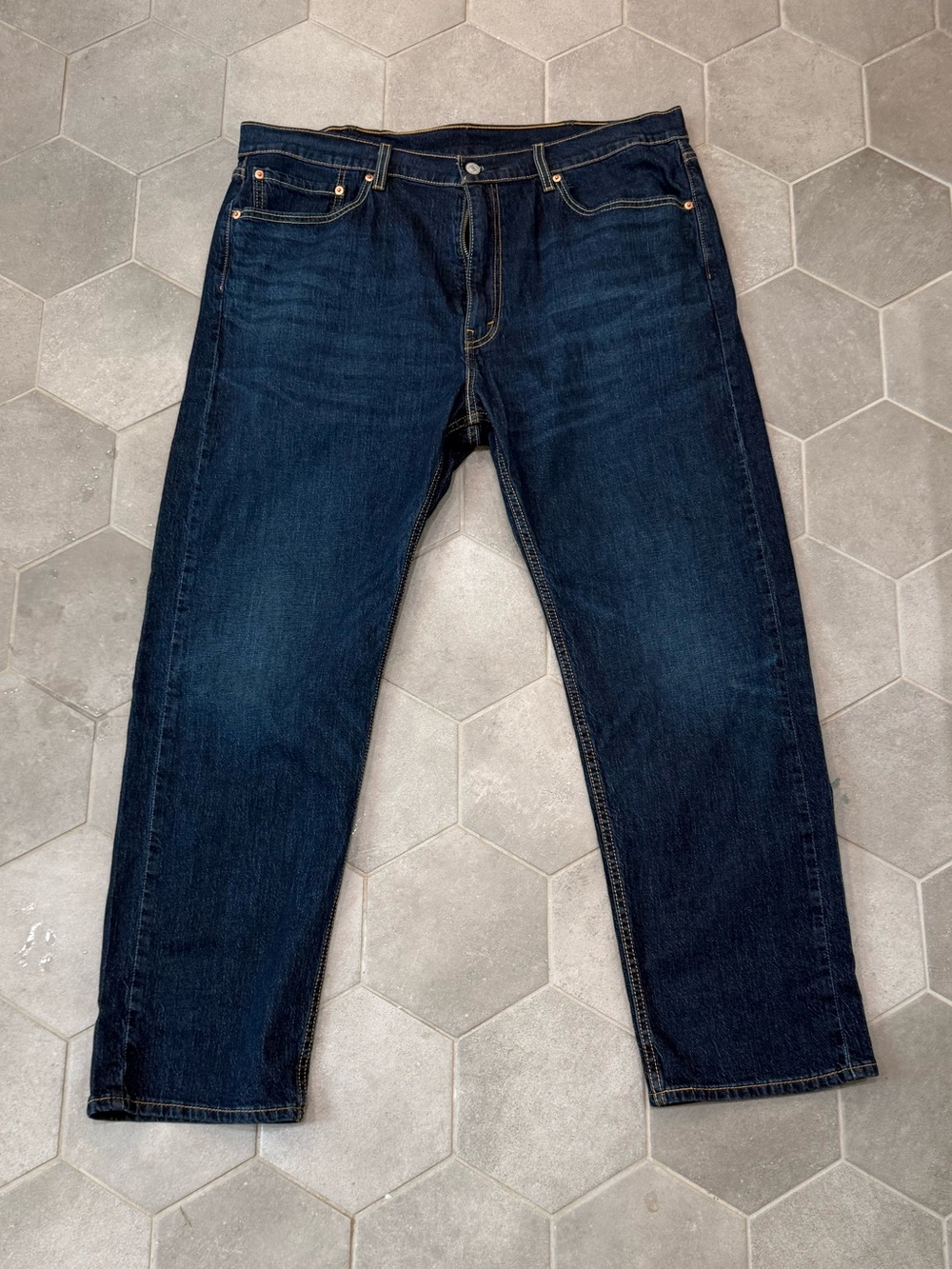 Levi's 505 Indigo Straight Leg Jeans